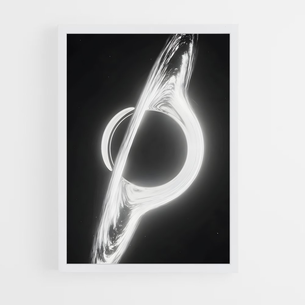 Poster Spirale Sombre – affiche Trou Noir (vue 3)
